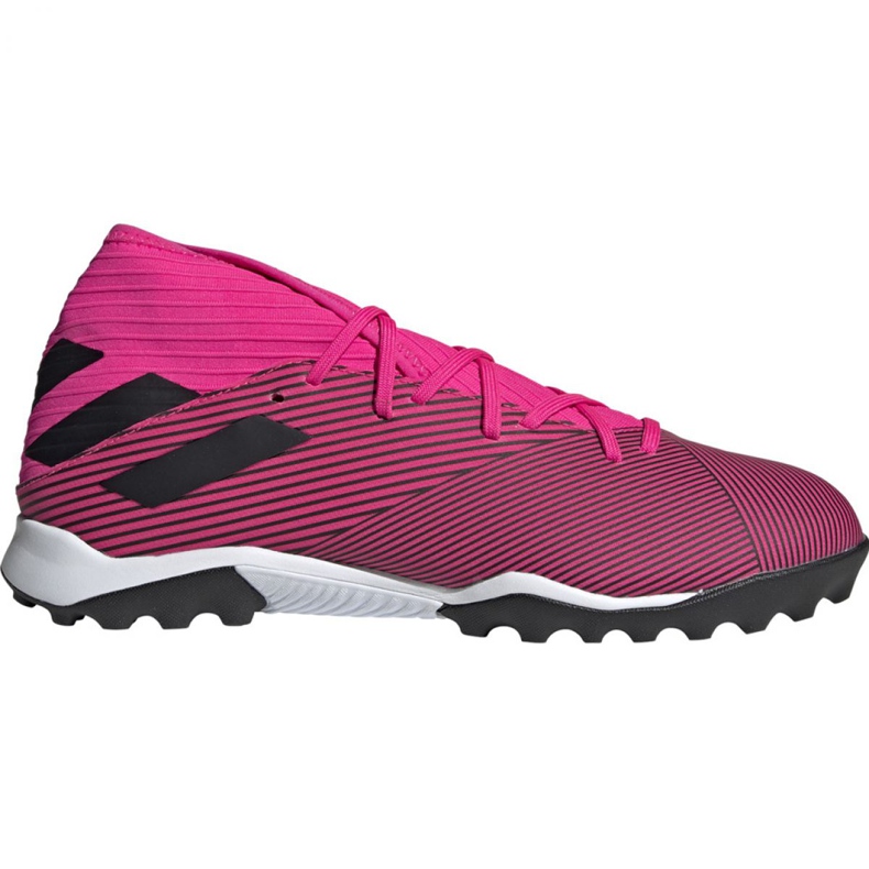 Botas de fútbol adidas Nemeziz 19.3 Tf M F34426 rosa rosado negro