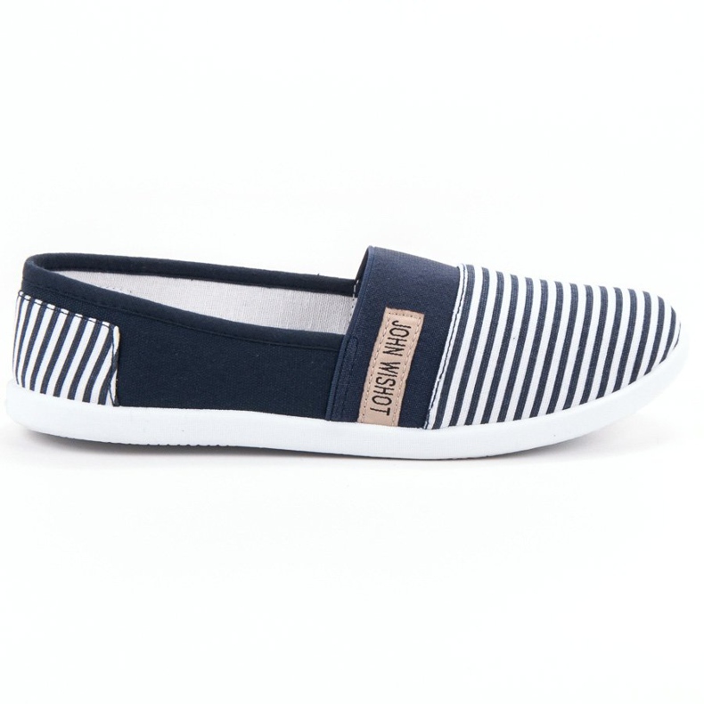 SHELOVET Slipons a rayas azul