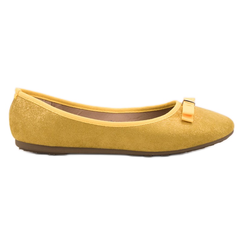 GUAPISSIMA Bailarinas con purpurina amarillo