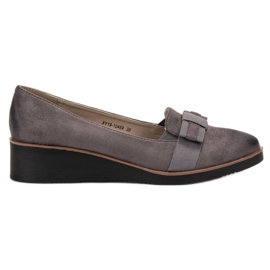 Bombas Con Lazo VINCEZA gris