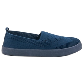 SHELOVET Slipons Textiles azul