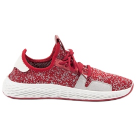SHELOVET Calzado deportivo sin cordones rojo SHELOVET Calzado deportivo sin cordones rojo