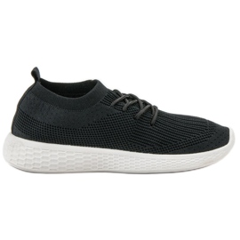 SHELOVET Calzado deportivo sin cordones negro