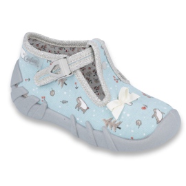 Calzado infantil befado 110P366 azul gris