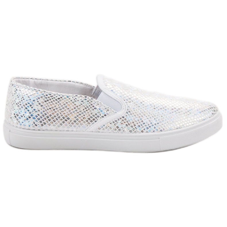 SHELOVET Zapatillas sin cordones de moda gris