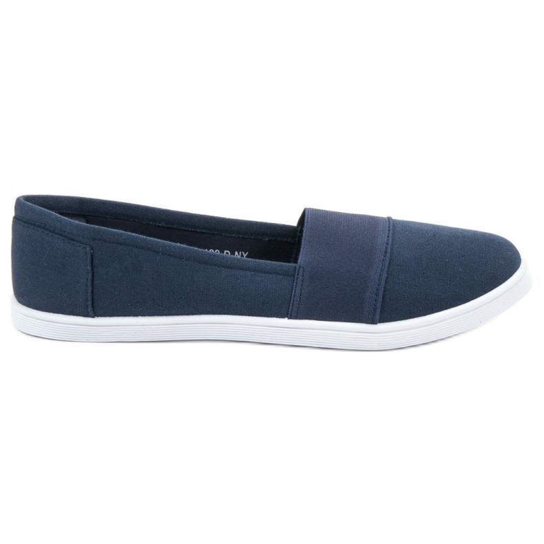SHELOVET Zapatillas slip-on azul marino