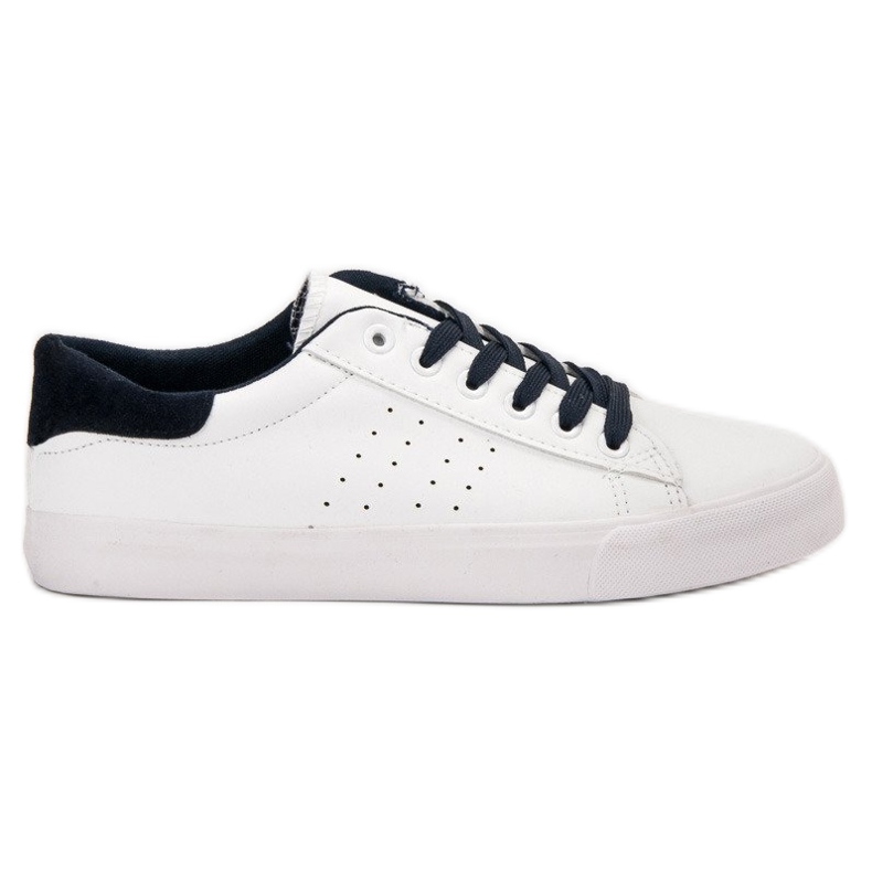 SHELOVET Zapatillas con cordones blanco