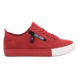 SHELOVET Zapatillas Rojas rojo