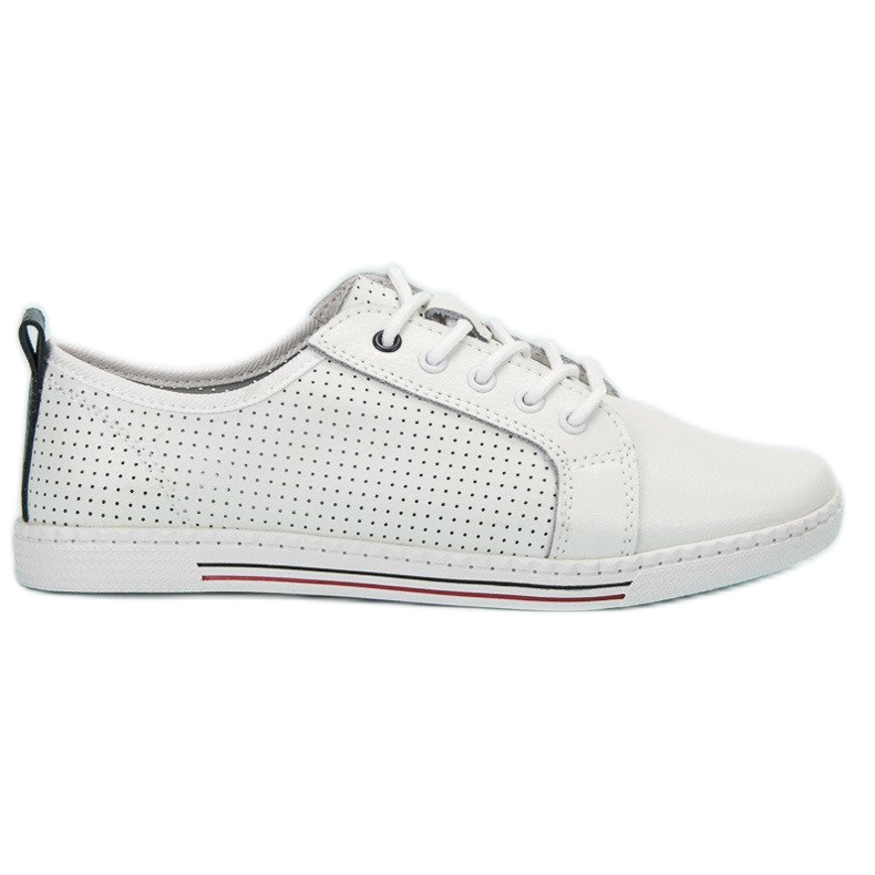 Filippo Zapatos brogue de cuero blanco