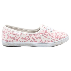 Deportivas con estampado VICES blanco rosado
