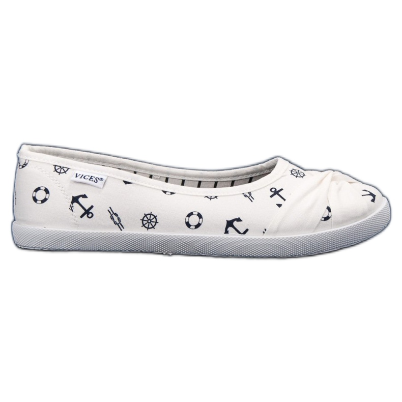 Vices Bailarinas Sailor's Vinceza blanco