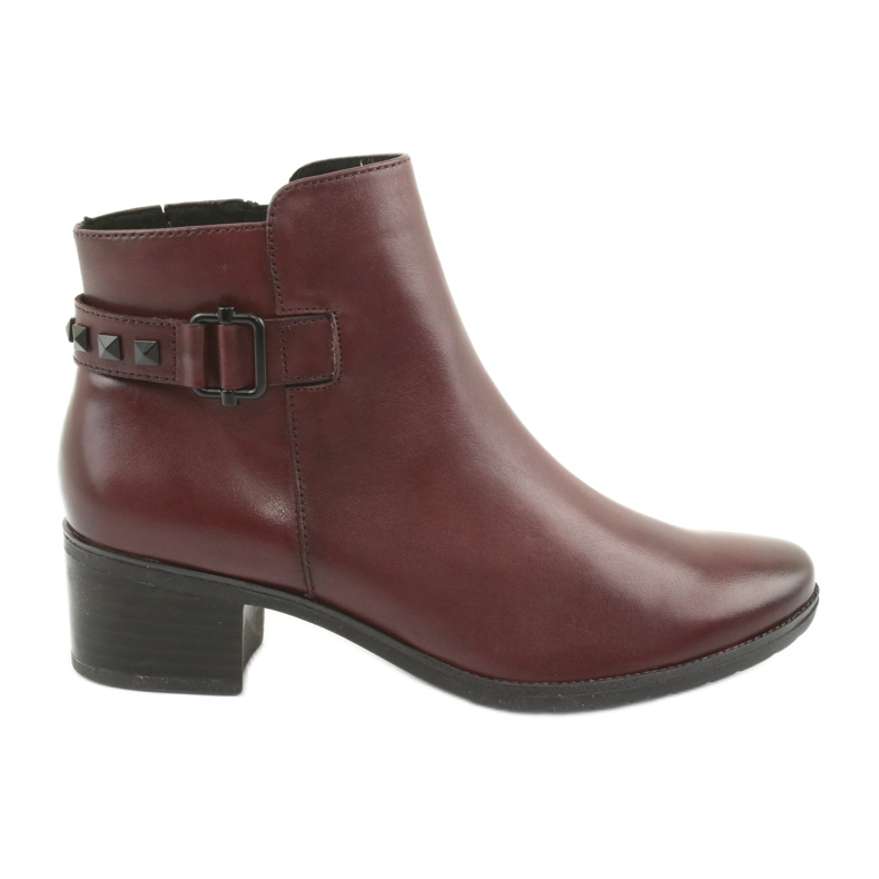 Botas de mujer Caprice 25433 burdeos rojo