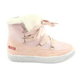Botas rosa empolvado Big Star 374080 rosado amarillo