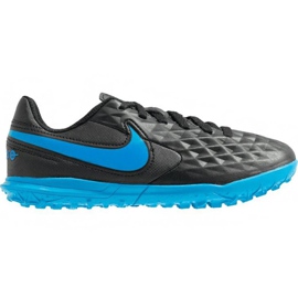 Botas de fútbol Nike Tiempo Legend 8 Club Tf Jr AT5883 004 negro Botas de fútbol Nike Tiempo Legend 8 Club Tf Jr AT5883 004 negro