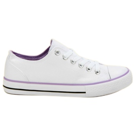 SHELOVET Zapatillas clásicas blancas blanco