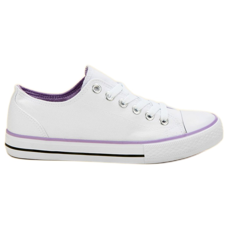 SHELOVET Zapatillas clásicas blancas blanco