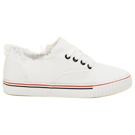 SHELOVET Zapatillas Textiles Blancas blanco