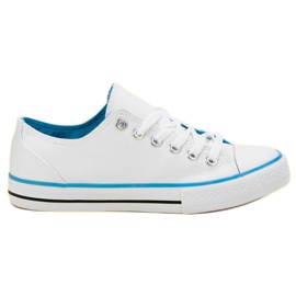 SHELOVET Zapatillas clásicas blancas blanco