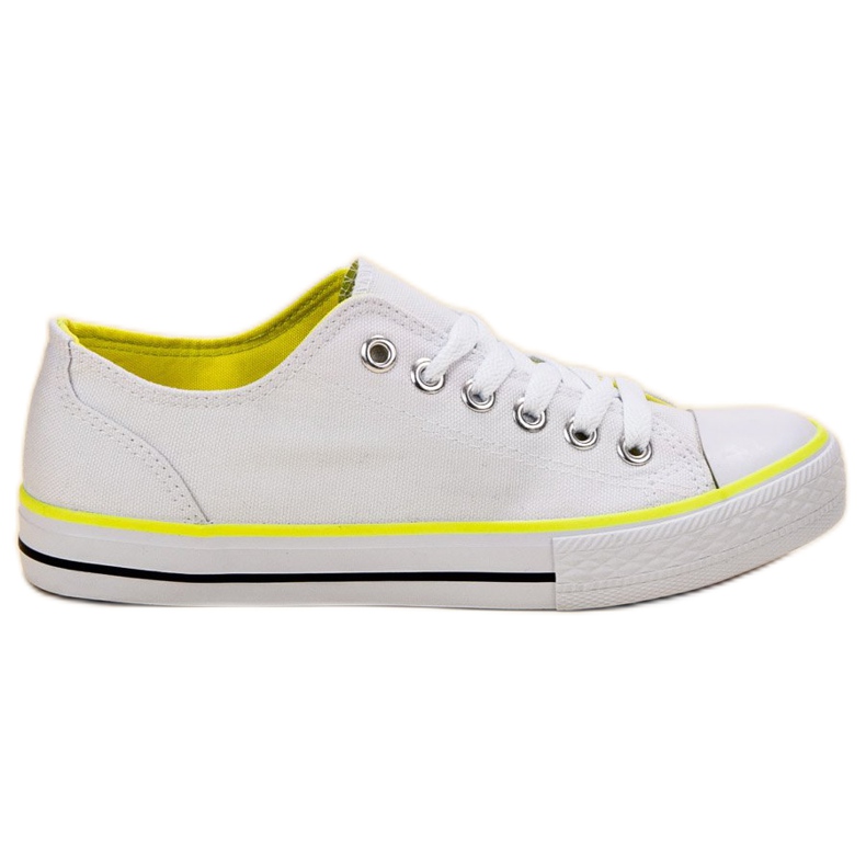 SHELOVET Zapatillas clásicas blancas blanco