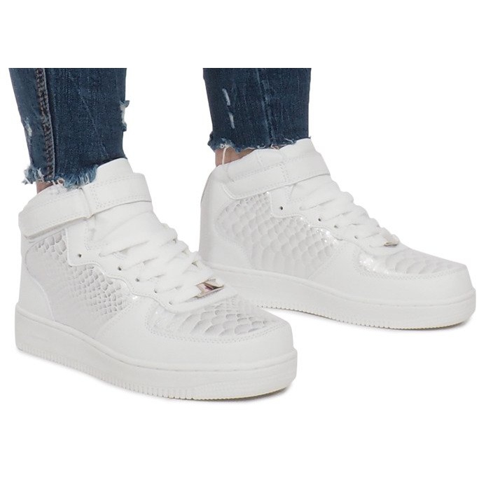 Zapatillas blancas High Force One blanco multicolor