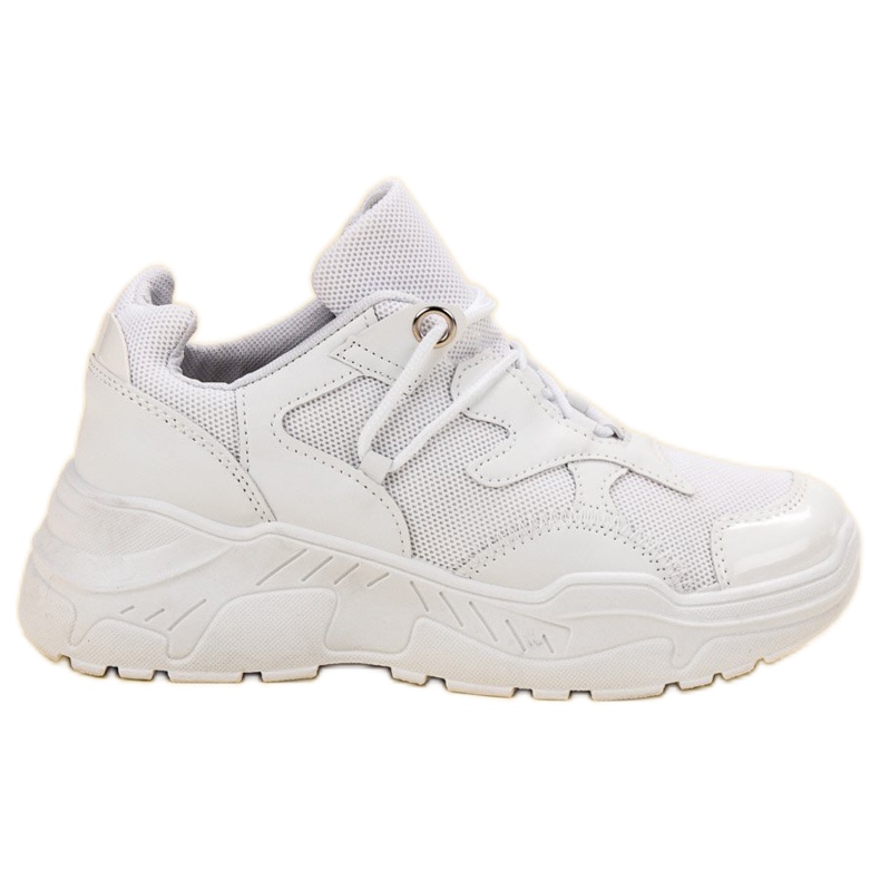 Small Swan Zapatillas con cordones blanco
