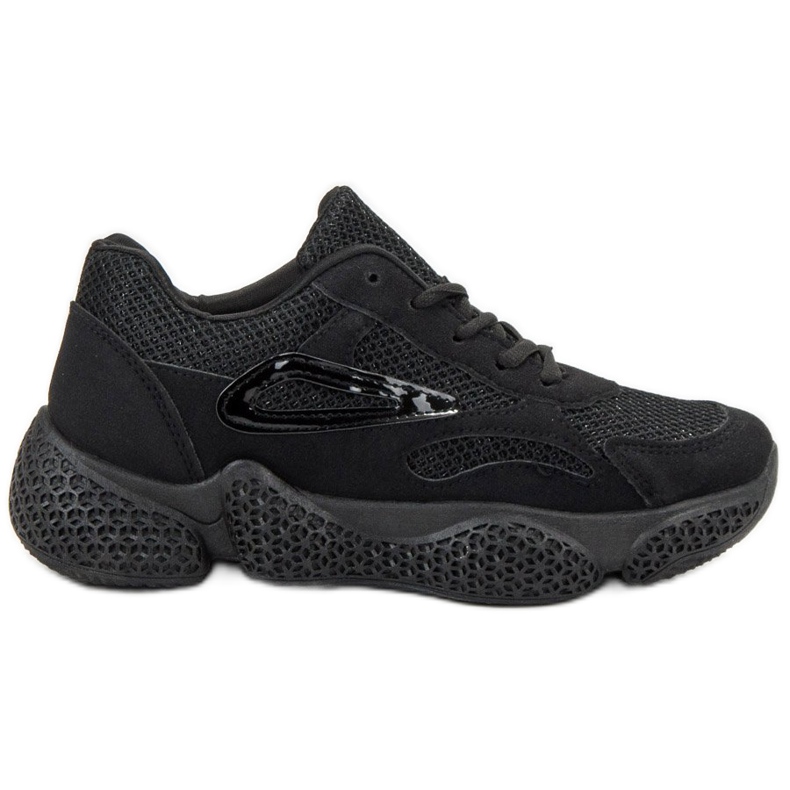 SHELOVET Zapatillas negras para mujer negro