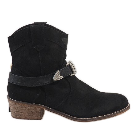 Botas de vaquero negras BS-6821 negro