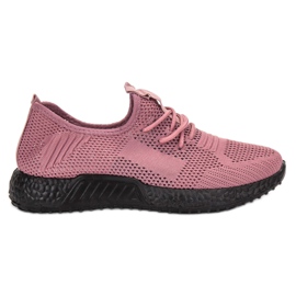 SHELOVET Calzado deportivo calado rosado
