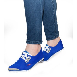 Lycra CC8518 Zapatillas azules con cordones Lycra CC8518 Zapatillas azules con cordones