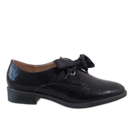 Zapatos negros con cordones L7100 Zapatos negros con cordones L7100