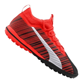 Botas de fútbol Puma One 5.3 Tt M 105648-01 negro rojo