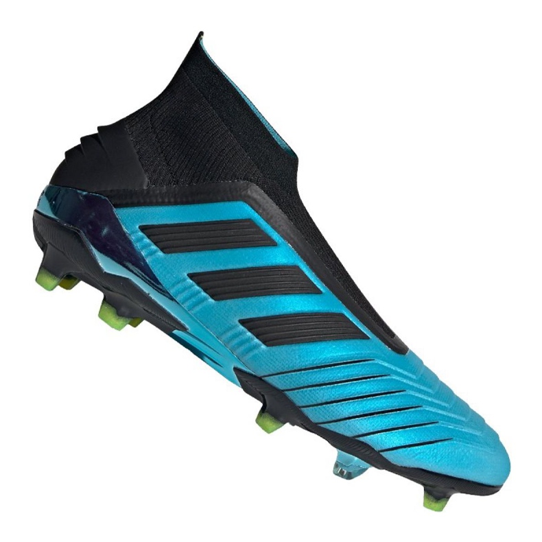 Botas de fútbol adidas Predator 19+ Fg M F35613 azul azul Botas de fútbol adidas Predator 19+ Fg M F35613 azul azul