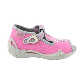 Calzado infantil befado 213P111 rosado gris