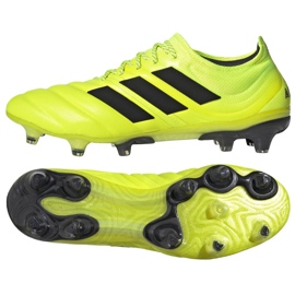 Botas de fútbol adidas Copa 19.1 Fg M F35519 amarillo amarillo