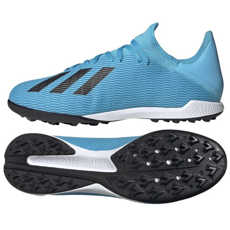 Botas de fútbol adidas X 19.3 Tf M F35375 azul azul