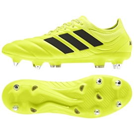 Botas de fútbol adidas Copa 19.1 Sg M G26643 amarillo amarillo