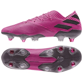 Botas de fútbol adidas Nemeziz 19.1 Sg M F99838 rosado rosado