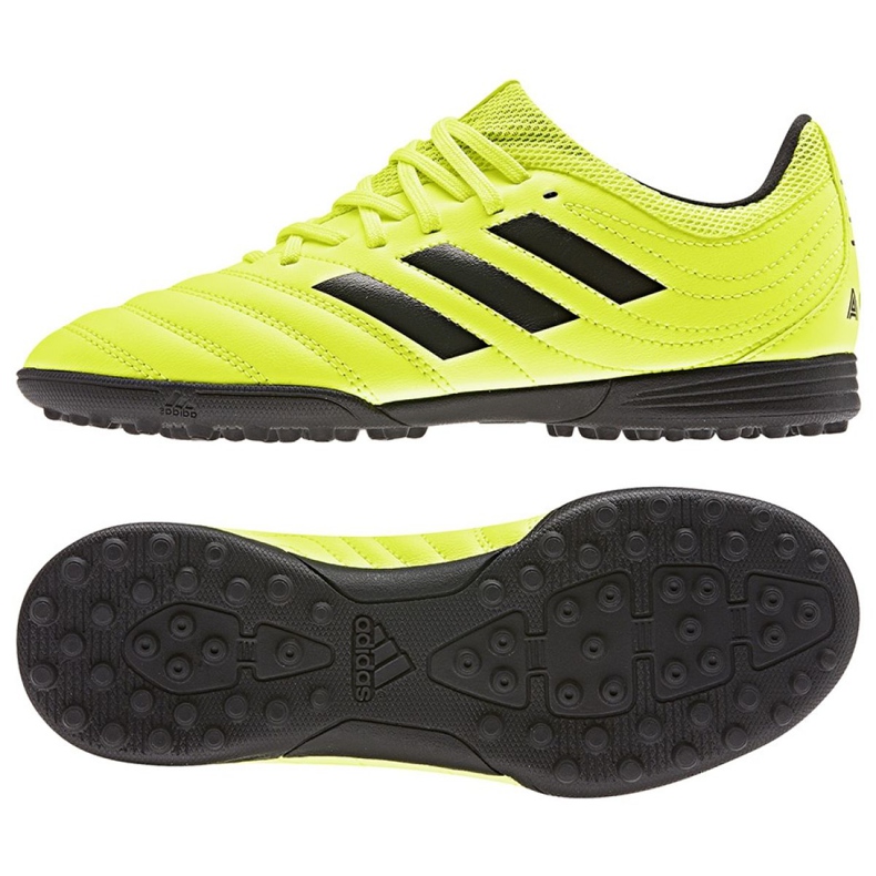 Botas de fútbol adidas Copa 19.3 Tf Jr F35463 amarillo amarillo