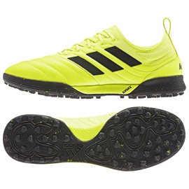 Botas de fútbol adidas Copa 19.1 Tf M F35511 amarillo amarillo