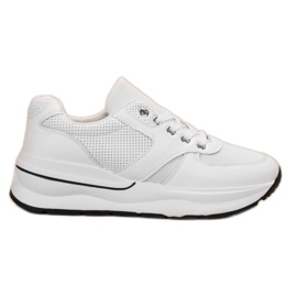 SHELOVET Calzado deportivo con cordones blanco