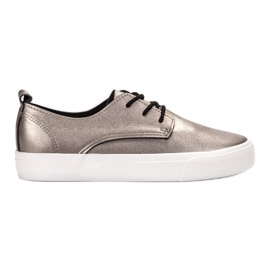 Seastar Zapatos de cuero ecológico gris
