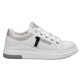 SHELOVET Zapatos deportivos de moda blanco