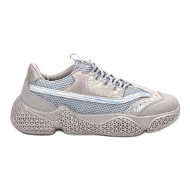SHELOVET Calzado deportivo de moda gris