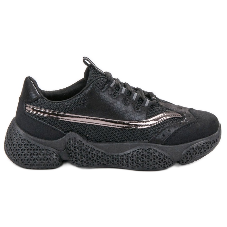 SHELOVET Calzado deportivo de moda negro