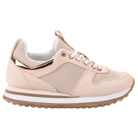 SDS Zapatos deportivos en polvo rosa