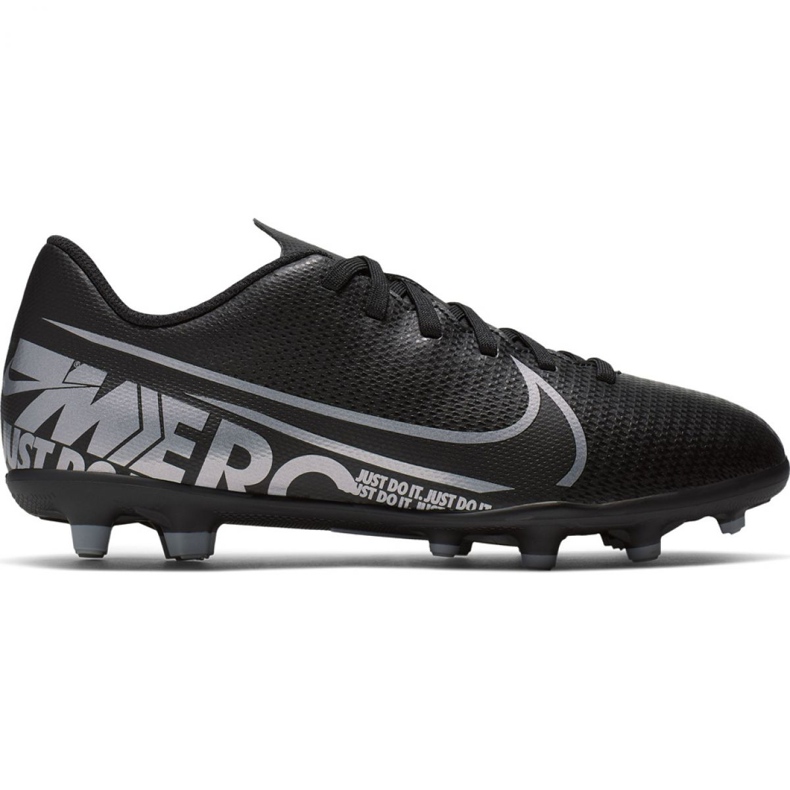 Zapatos de fútbol Nike Mercurial Vapor 13 Club FG / MG Jr AT8161 001 negro Zapatos de fútbol Nike Mercurial Vapor 13 Club FG / MG Jr AT8161 001 negro