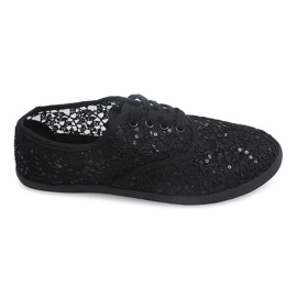 Zapatillas sneakers Lace Z026 Black negro