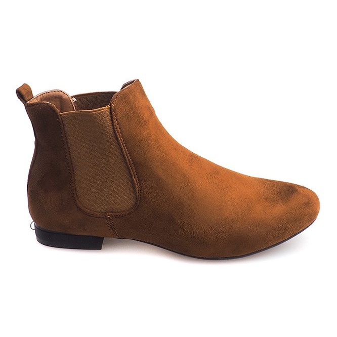 Botines Chelsea Clásicos H531 Camel marrón