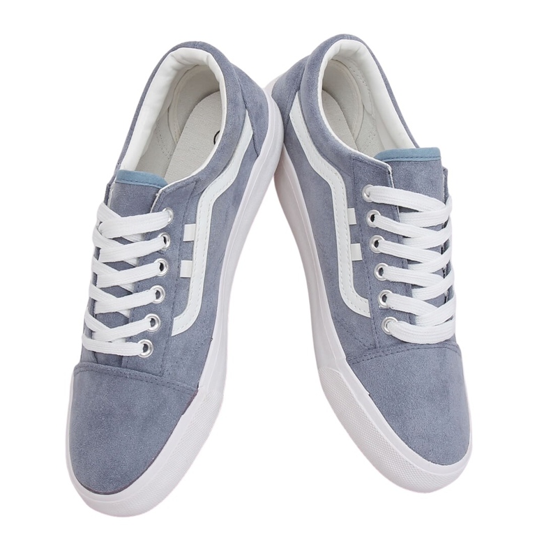 Zapatillas de mujer azul B70A AZUL / BLANCO