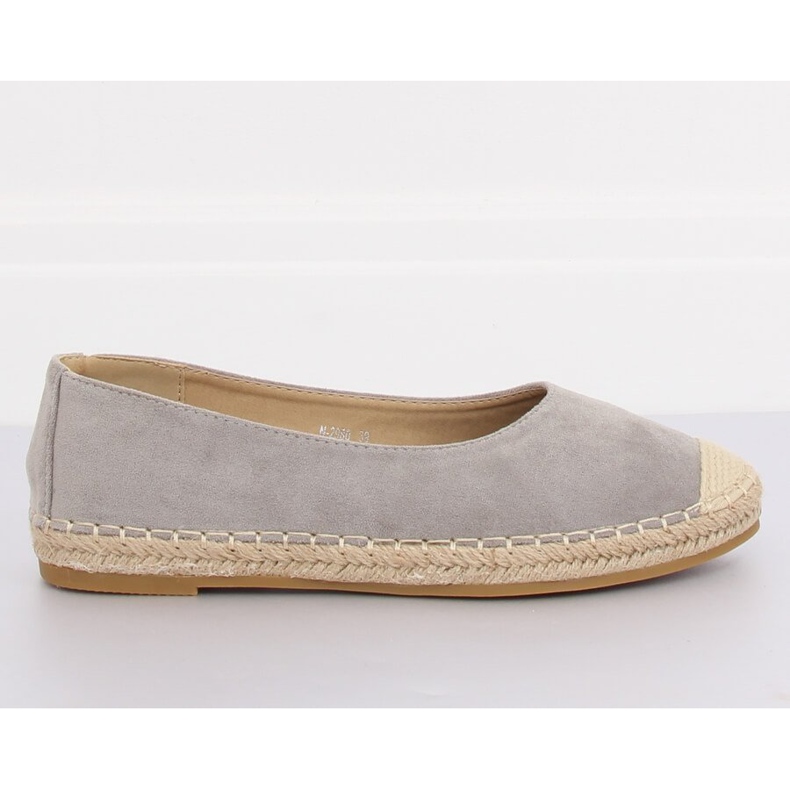 Alpargatas de Bailarina Grises N-2980 Gris Ii Gat